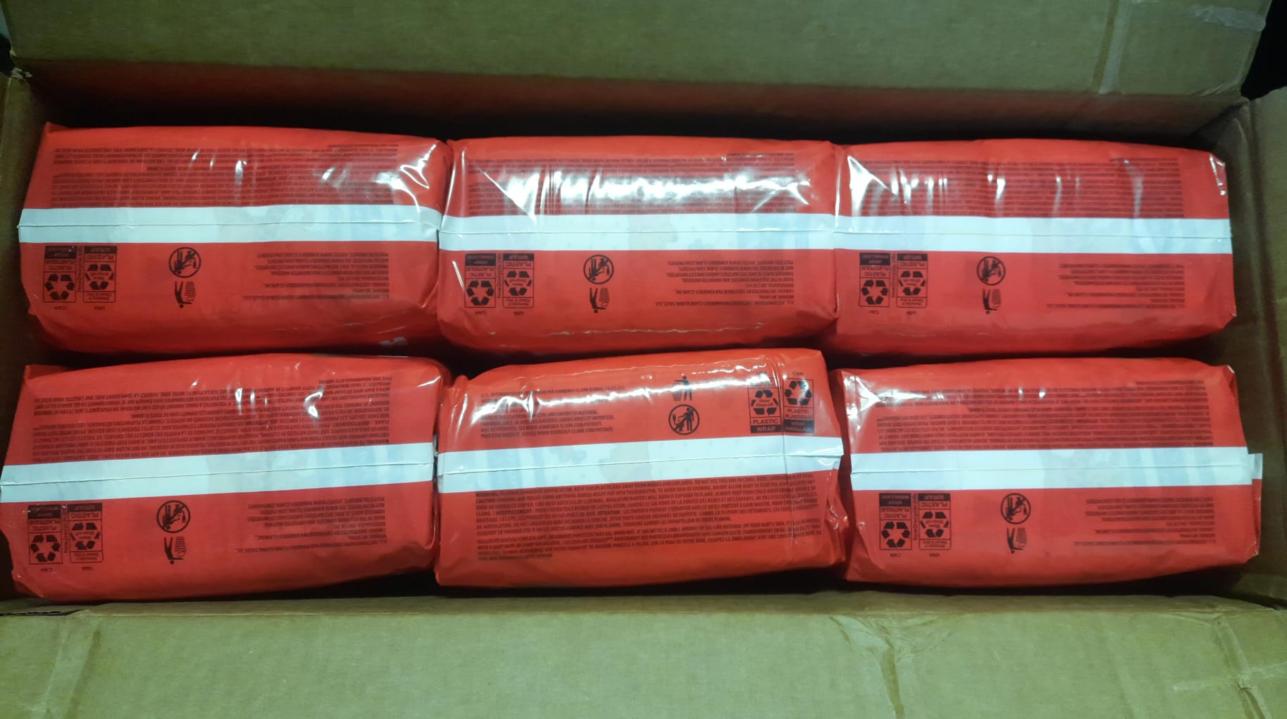 Huggies size 1 diapers package showing 198 count in packaging