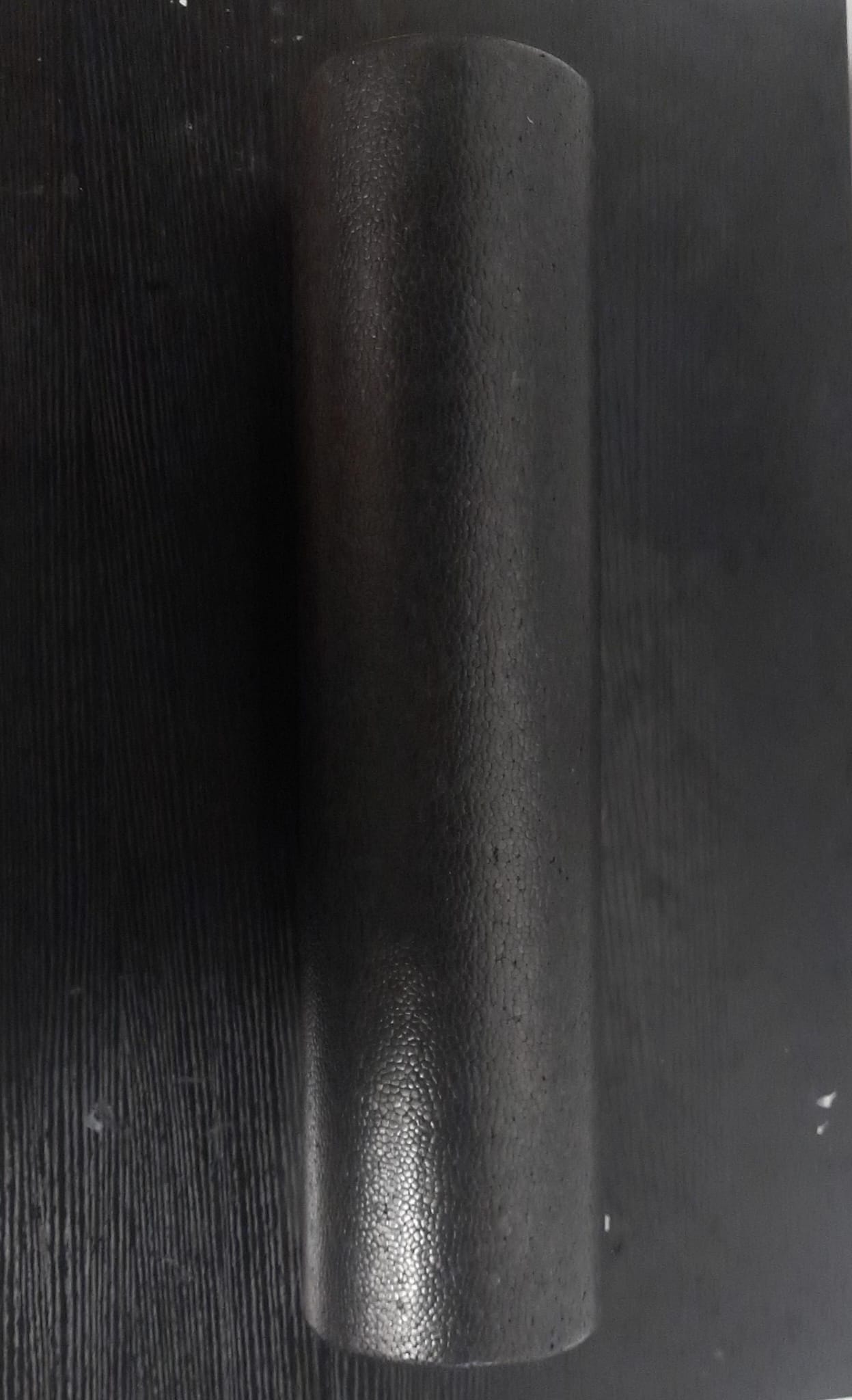 Amazon Basics high density foam roller in black for exercise and recovery