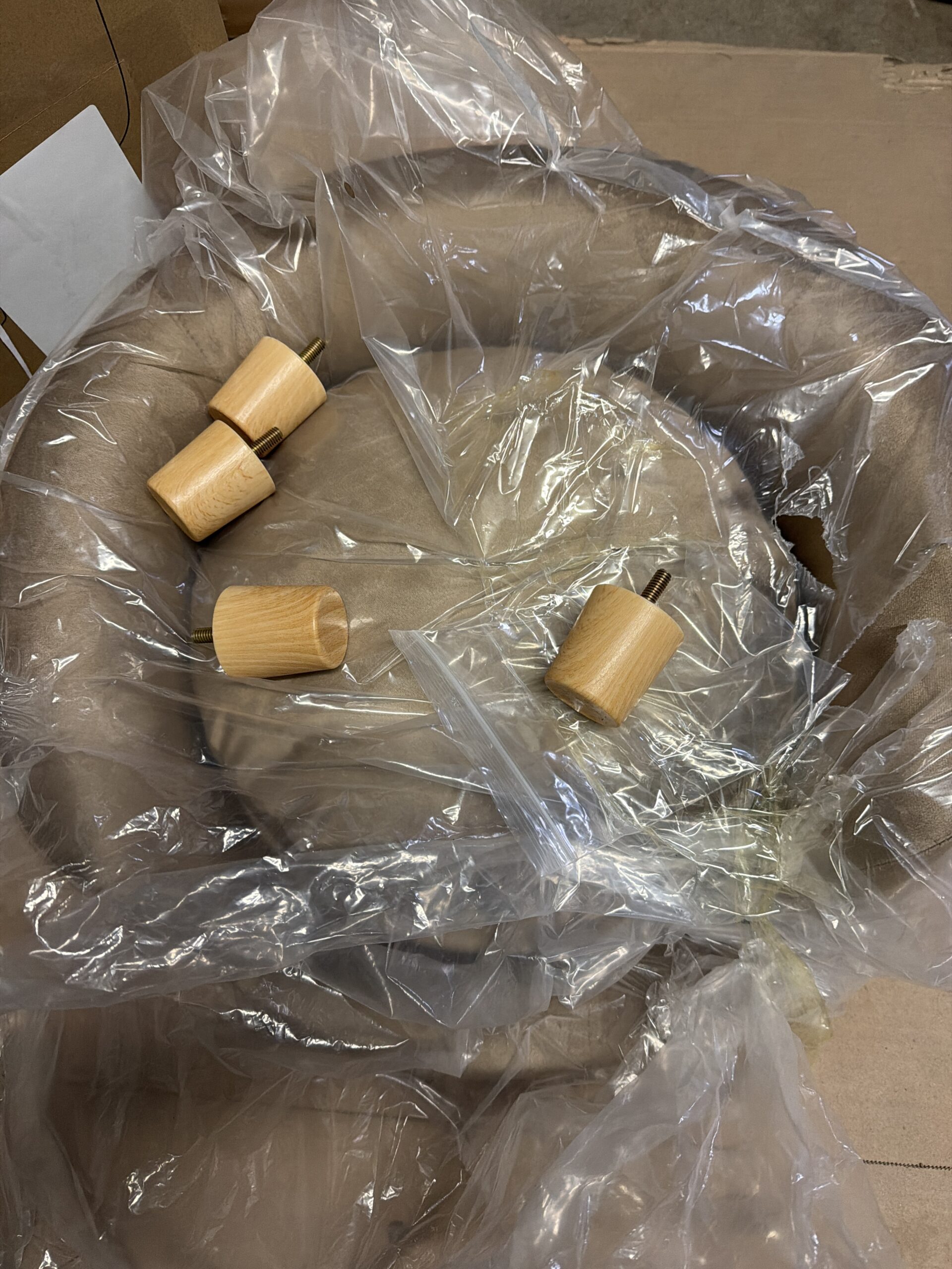 AFBKSS&BB dog sofa bed with soft velvet fabric in brown