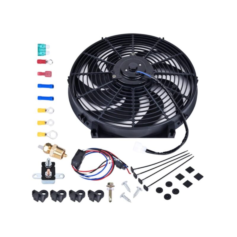 EVIL ENERGY electric radiator cooling fan in 14 inch size with mounting kit