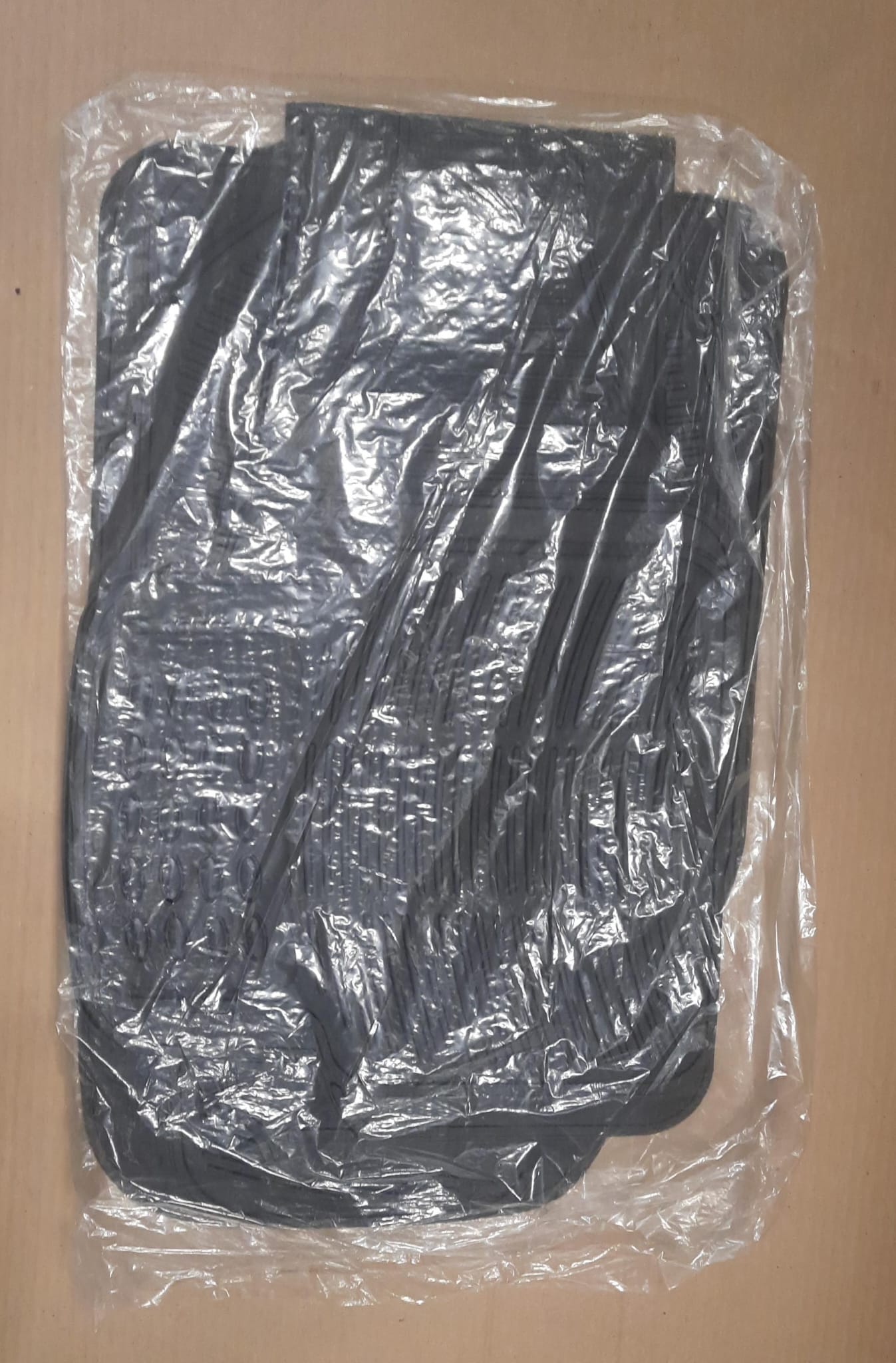 FH Group automotive floor mats in solid black for all weather protection