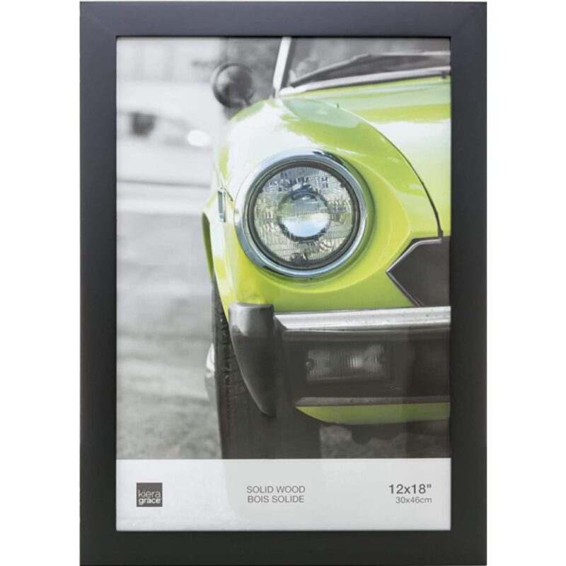 Kiera Grace picture frame 12x18 in black with simple classic style