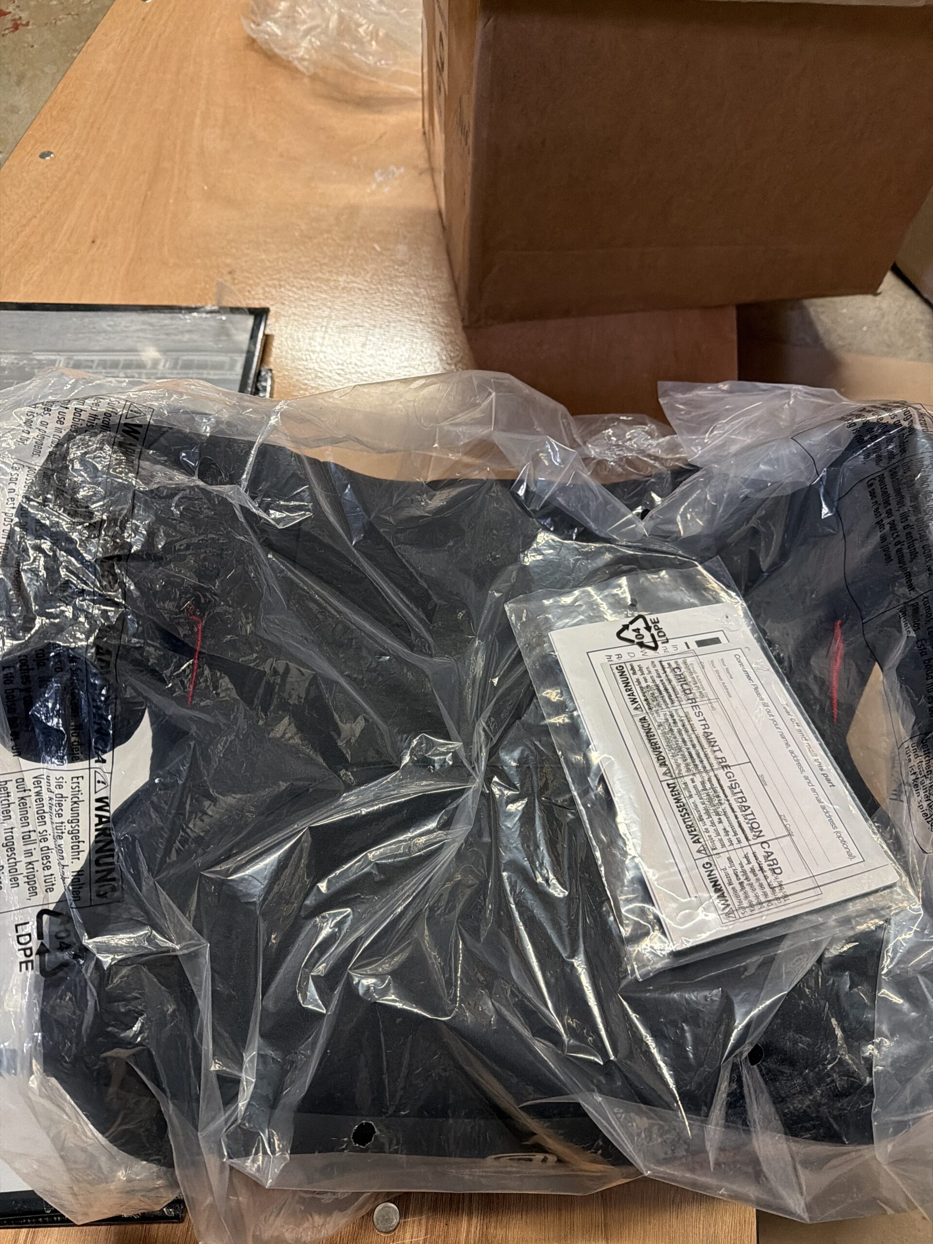 Diono backless booster seat in black with lightweight design