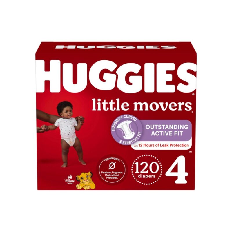 Huggies baby diapers size 4 mega colossal pack