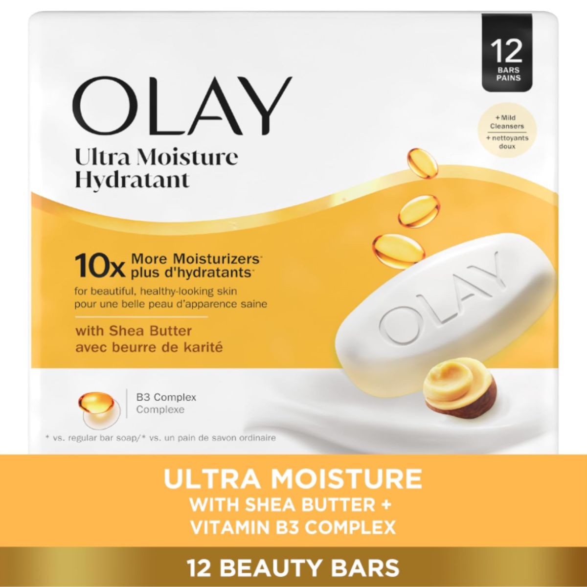 Moisture Beauty Bar - Olay Ultra Moisture Olay moisture beauty bar with shea butter in smooth white finish