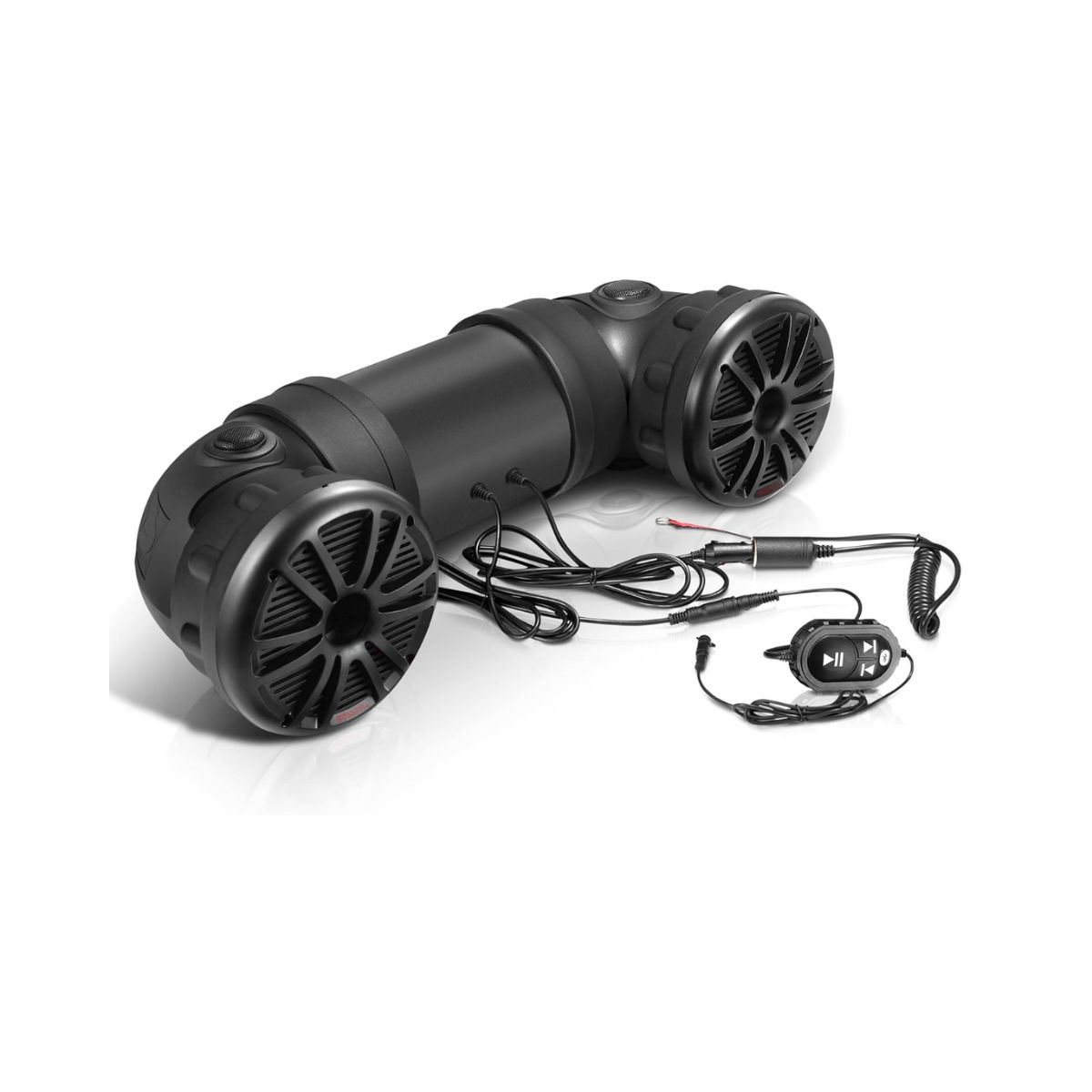 Powersports Audio System powersports audio system with weatherproof speakers in rugged design