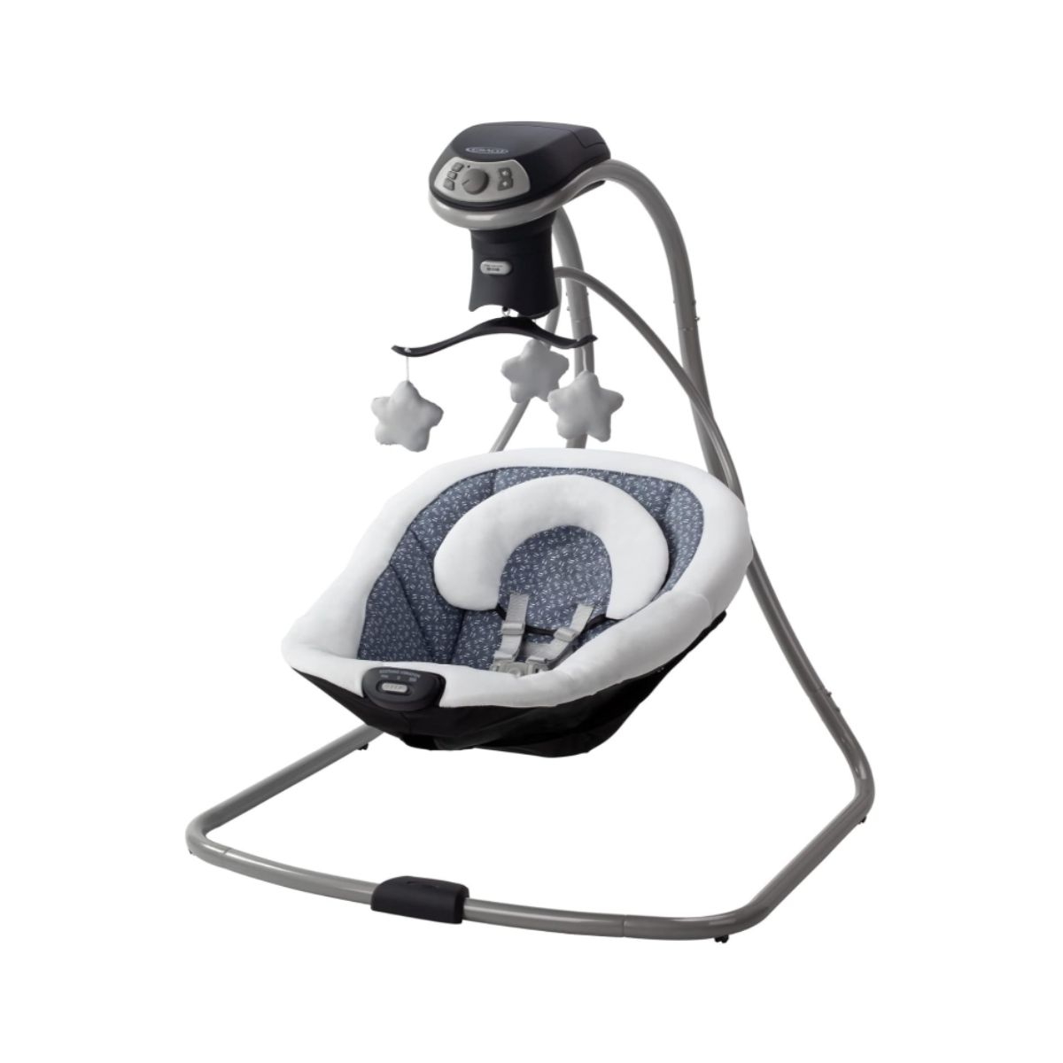 Baby Swing - Graco Hutton Graco baby swing in Hutton design with multi-direction lounger