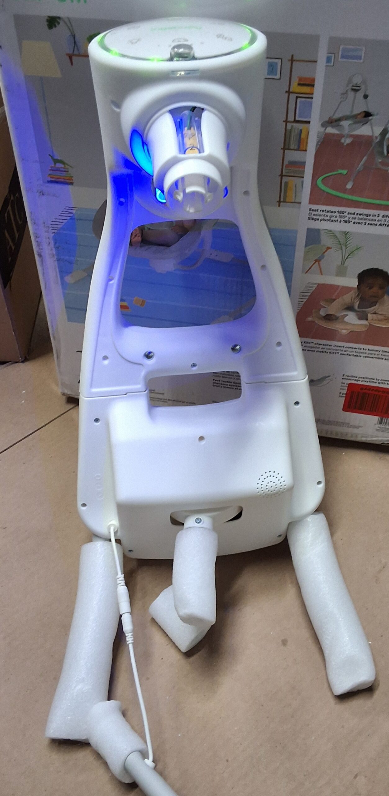 Ingenuity baby swing with swivel infant seat and nature sounds by Kitt Fox