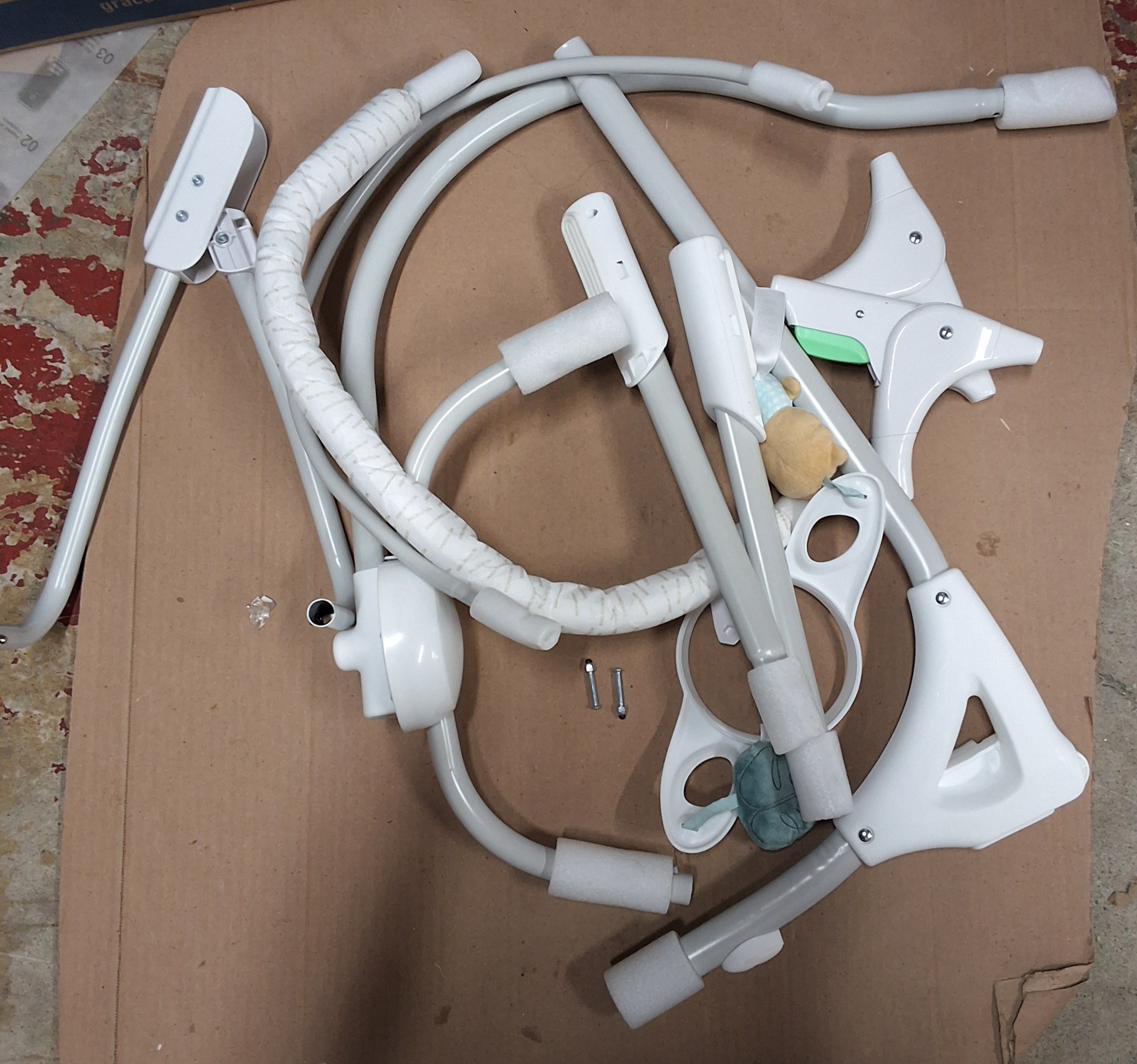 Ingenuity baby swing with swivel infant seat and nature sounds by Kitt Fox