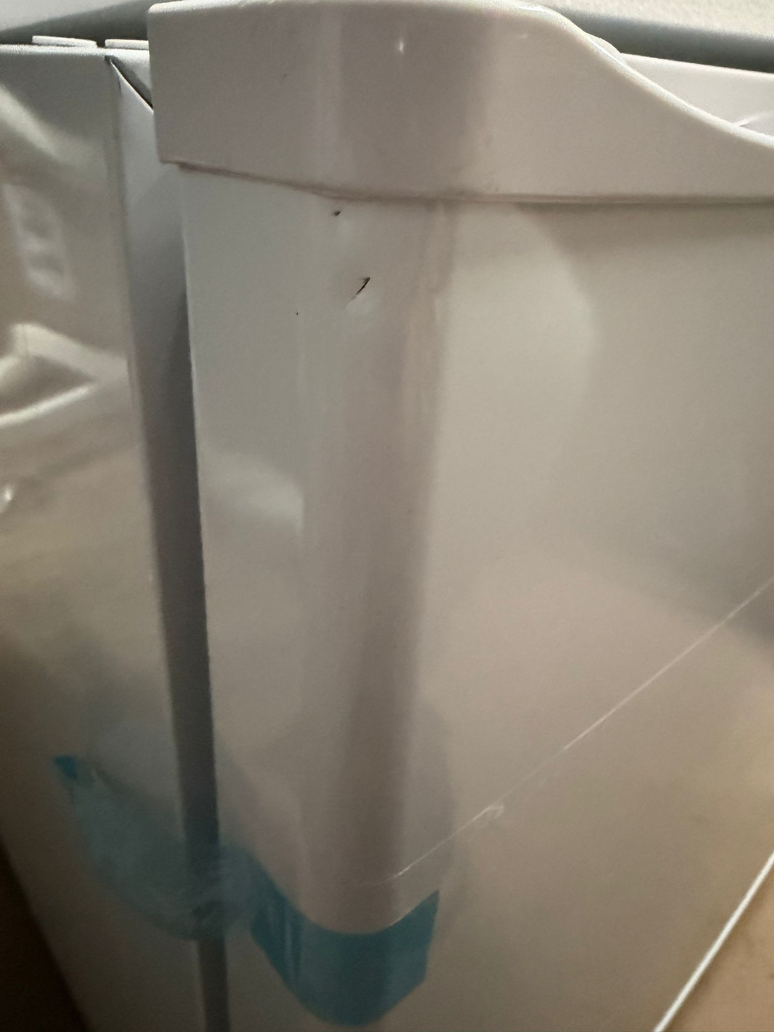 Koolatron mini upright freezer in white, space-saving design