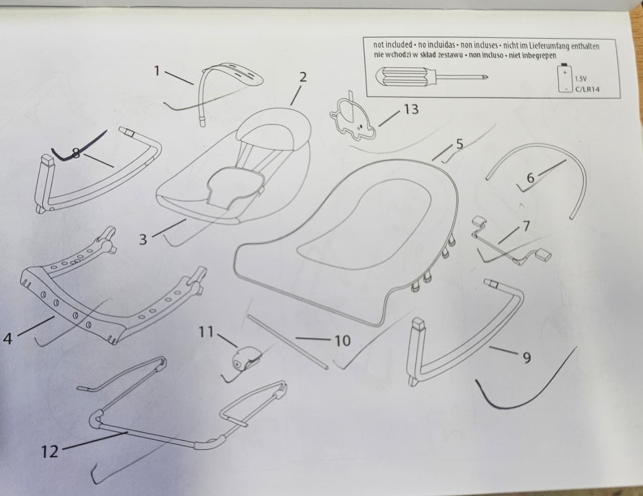 Ingenuity 3-in-1 baby bouncer in neutral unisex design