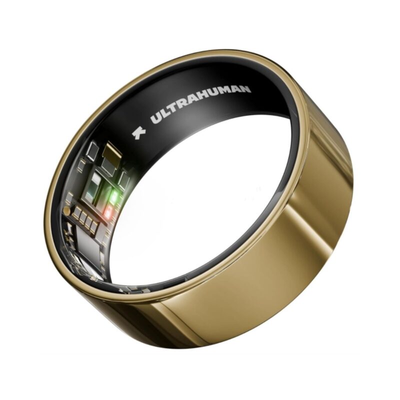 smart ring in bionic gold colour with sleek design