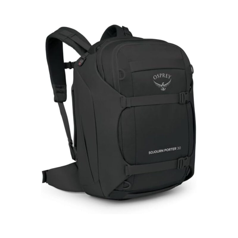 Osprey travel backpack in koshret green with heavy-duty design