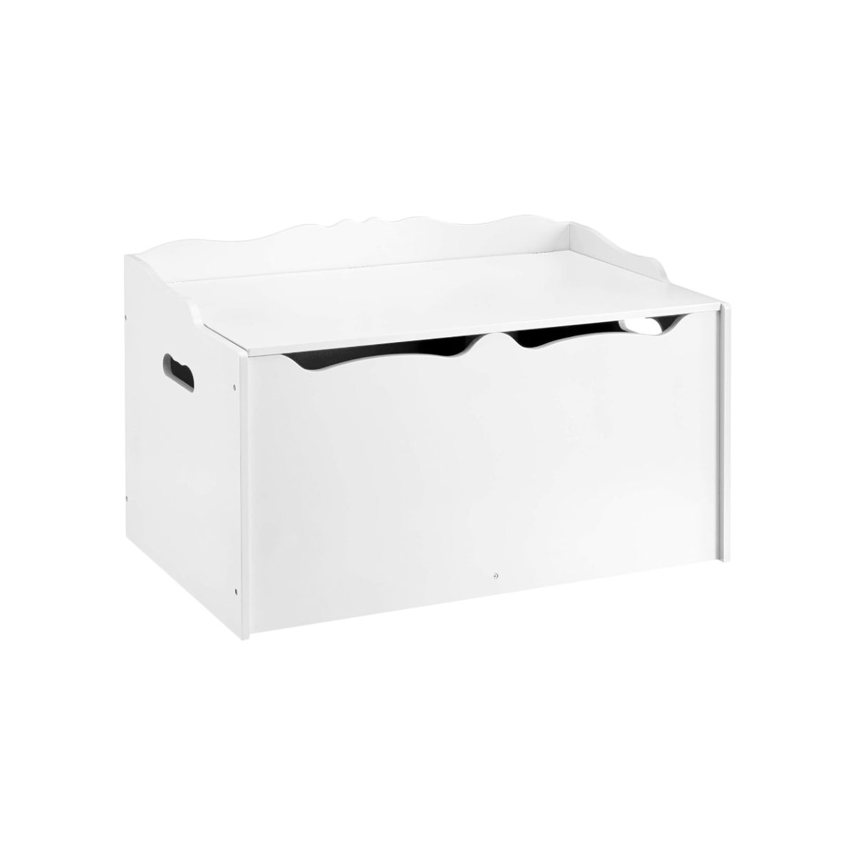 Wooden Toy Box - AmazonBasics White AmazonBasics wooden toy box in white finish for easy and stylish toy storage