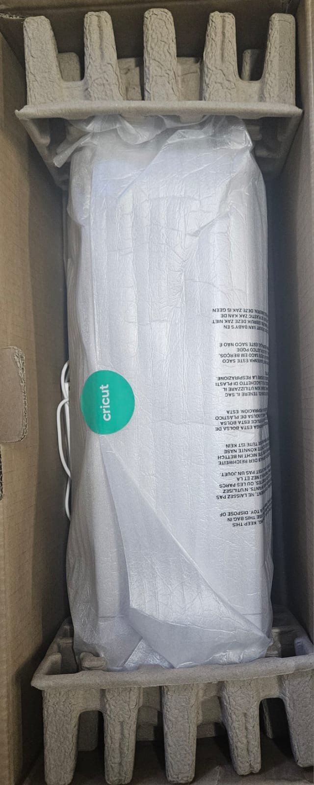 Cricut smart cutting machine in seashell colour with engagement bundle accessories