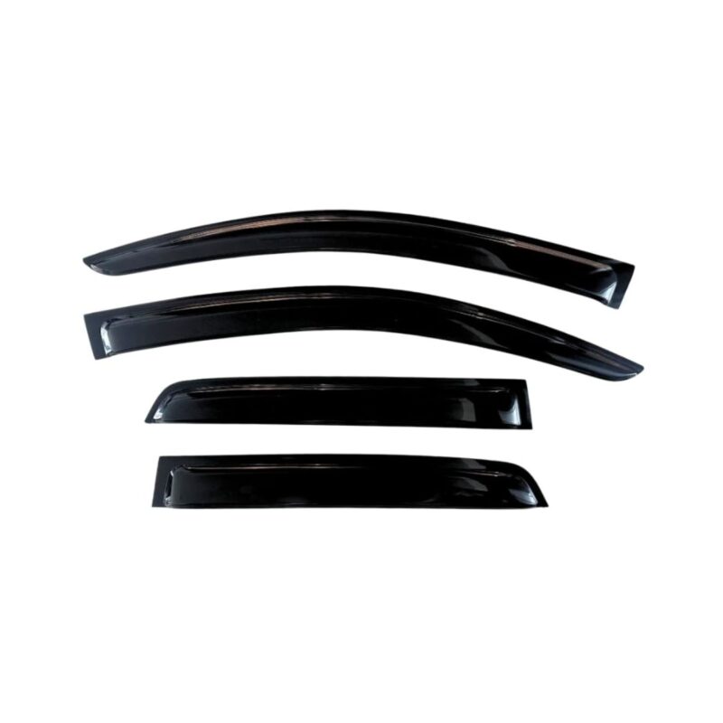 KPY window visor rain guard in tape-on style for 2004-2014 Ford F150 SuperCab side windows