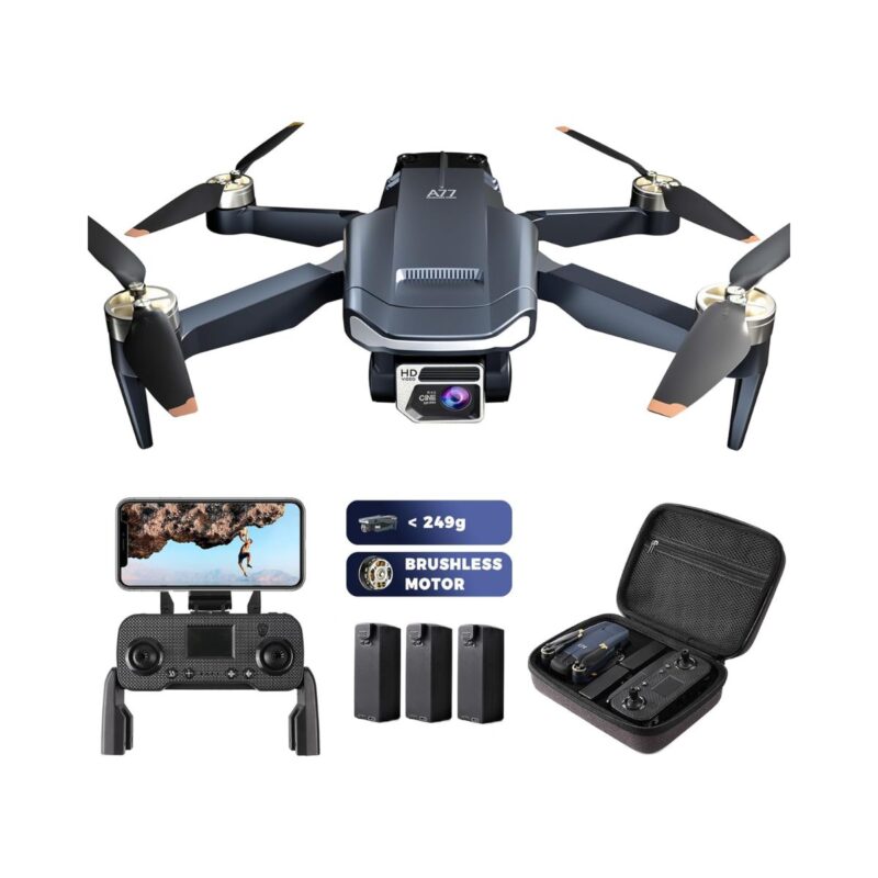 Super brushless motor drone in foldable design with 4K camera