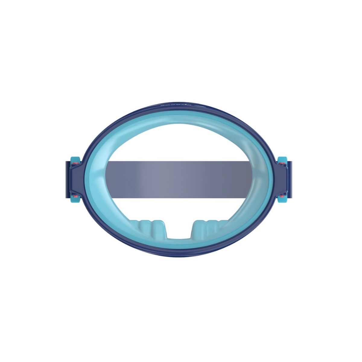 Kids Dive Mask - Speedo Retro Blue Speedo kids dive mask in fun retro blue design