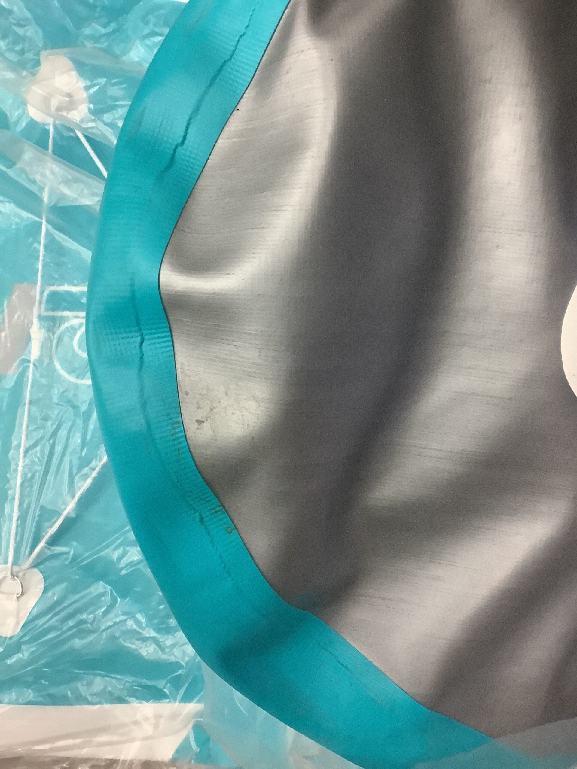 Funwater inflatable paddle board in blue and white finish