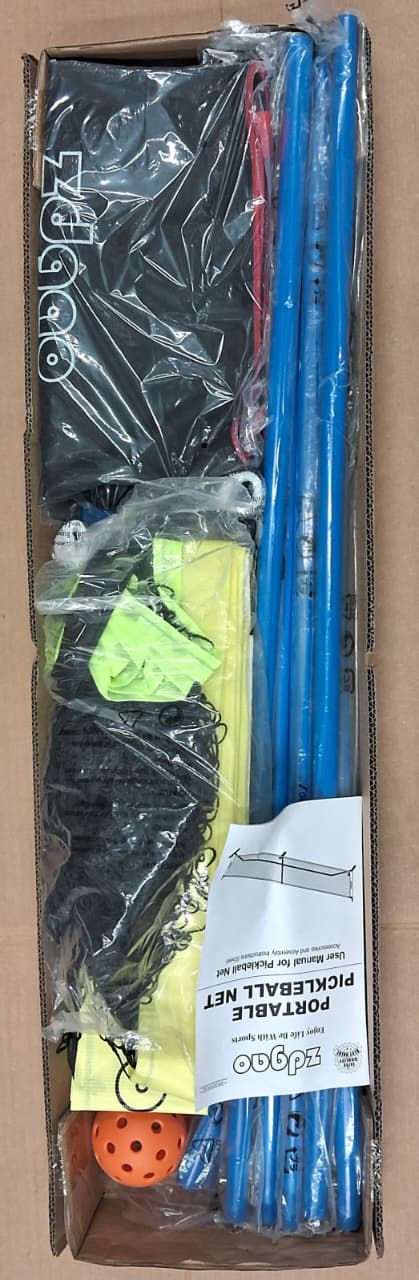 Zdgao pickleball net in regulation size with steel frame