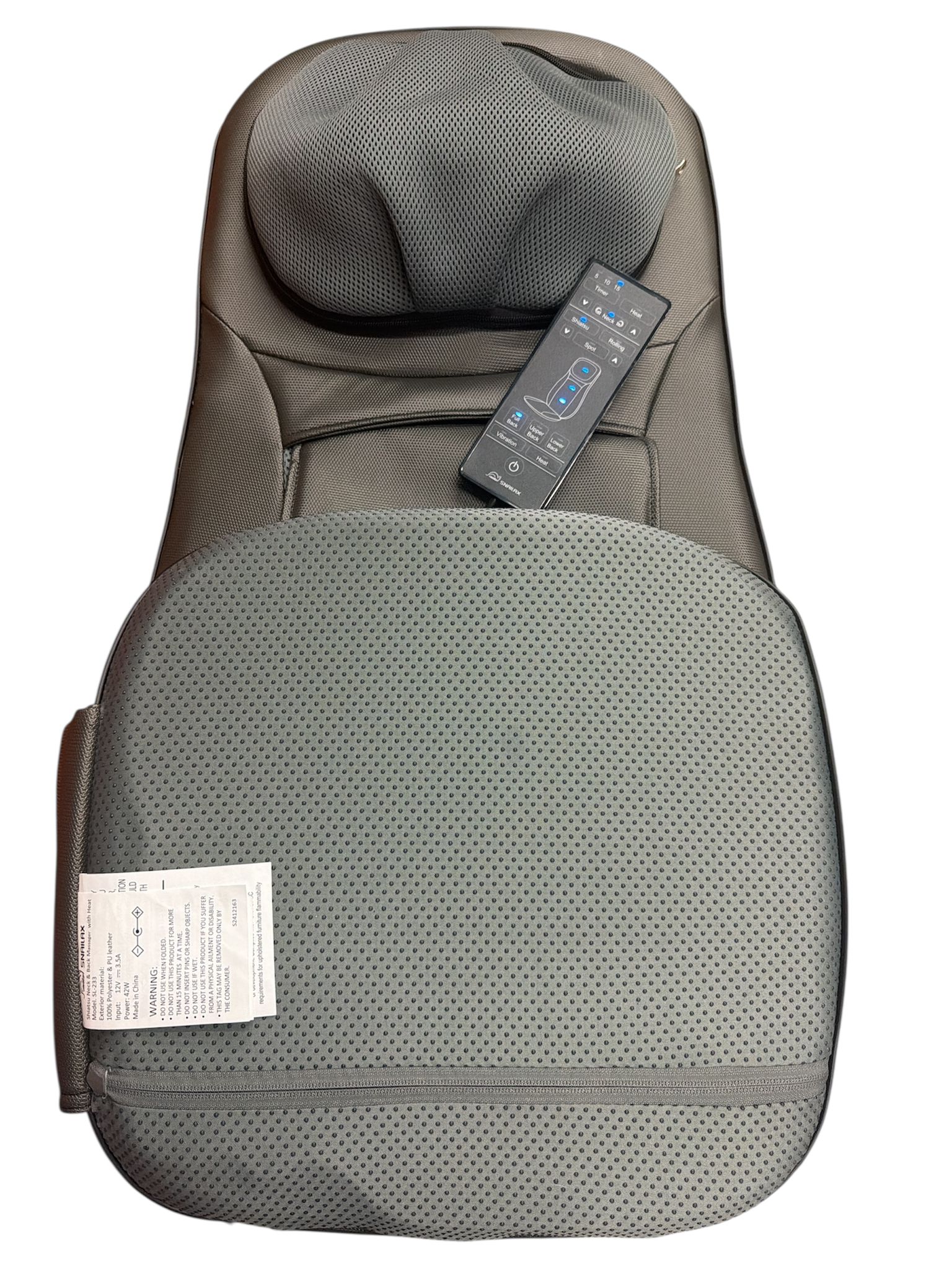 Snailax Store shiatsu neck massager with heat for neck and shoulders