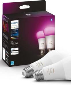 Philips colored light bulb in vibrant color finish