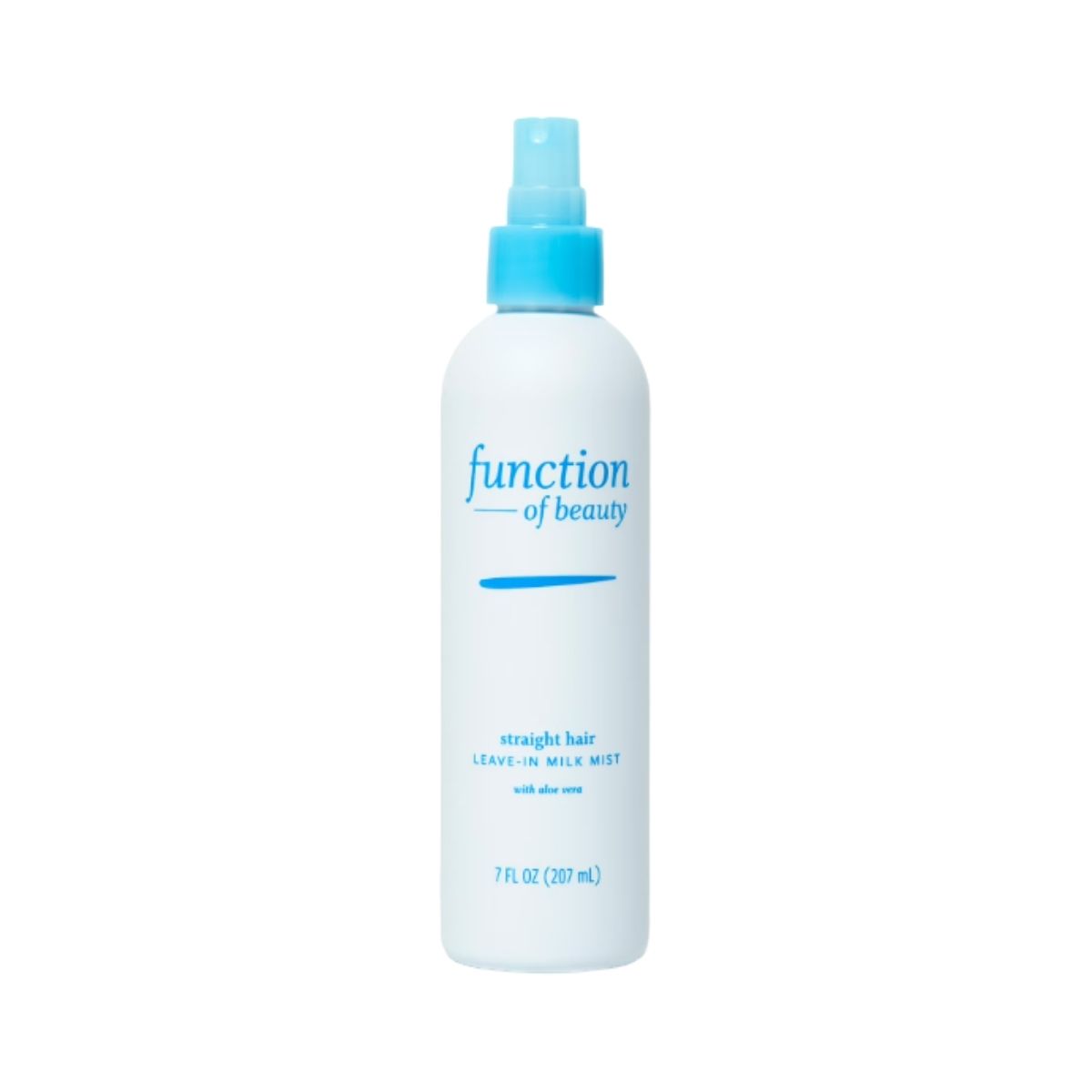 Leave-In Milk Mist - function of beauty 207ml Function leave-in milk mist for straight hair in 207ml bottle